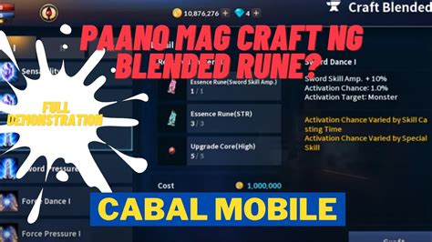 how to 5 slot blended rune section cabal ph